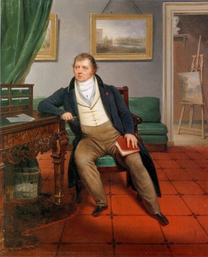 Alexandre-Francois-Louis De Girardin - (1777-1848) - The Artist and his Interior - Canvas