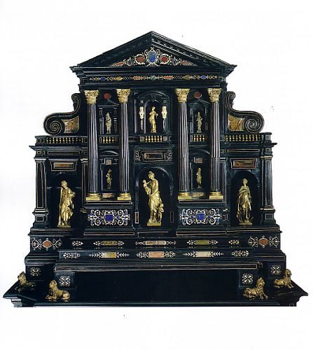 Augsburg Cabinet - c.a 1580-1600 - - Size: 93 x 101 x 58 cm