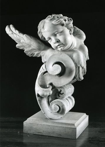 Giuseppe Sanmartino - (1720-1793) - Two Angels for a Main Altair - Marble