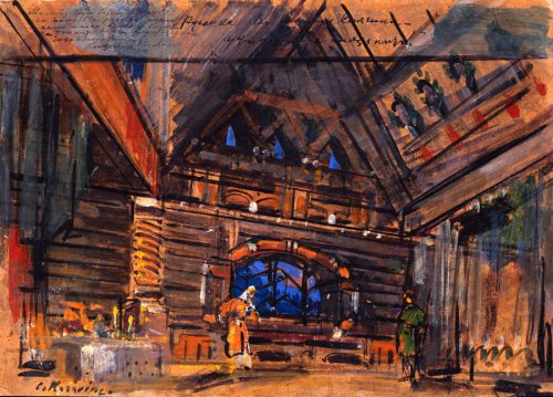 Konstantin Alekseevich Korovin - Set Design for the opera «Russalka»