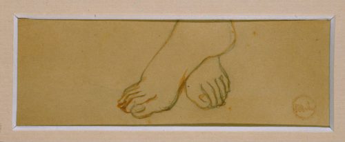 Mikhail Fedorovich Larionov - Study of a Female Dancer’s Feet