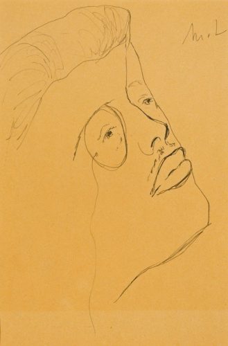 Mikhail Fedorovich Larionov - Tête de Serge Diaghilev