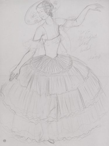 Natalia Sergeevna Goncharova - Costume Design for a female dancer