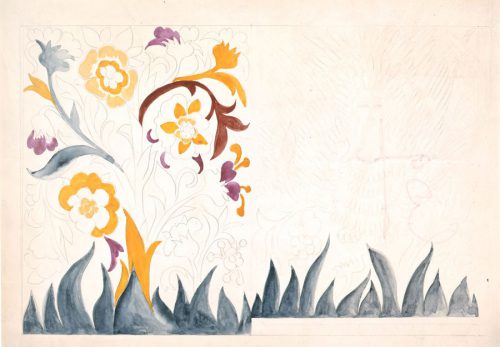 Natalia Sergeevna Goncharova - Untitled Study Watercolour and pencil on paper