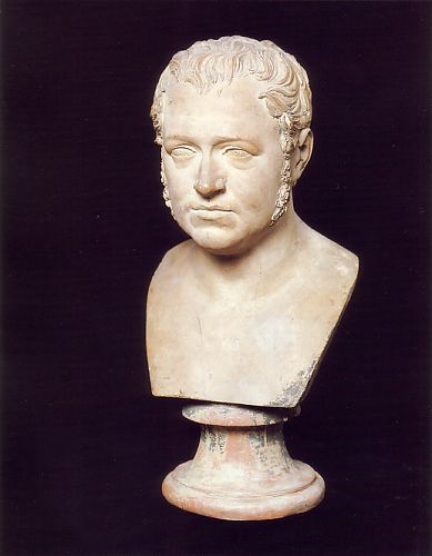 Pompeo Marchesi - (1789-1858) - Portrait of Stendhal - Terracotta